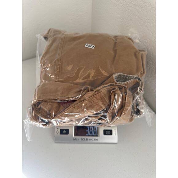 VTG Territory Ahead Jacket Mens Large Tan Duck Canvas Chore Aztec Lined Utility - Picture 16 of 16